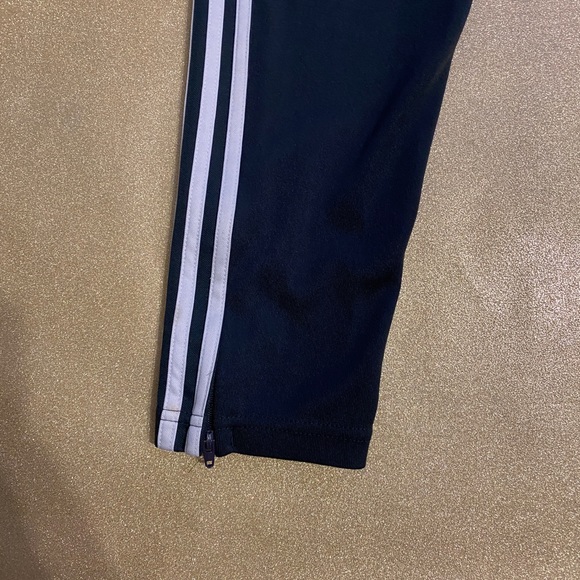 Gray & White Adidas Track Pants - Picture 4 of 8